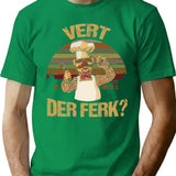 Funny Vert Der Ferk Muppet Show T-Shirt - Green