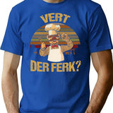 Funny Vert Der Ferk Muppet Show T-Shirt - Blue