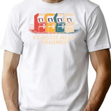 Funny Vintage Arcade Cabinet Video Gaming Retro Gamer T-Shirt - White