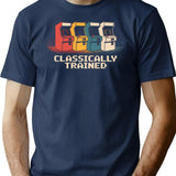 Funny Vintage Arcade Cabinet Video Gaming Retro Gamer T-Shirt - Navy
