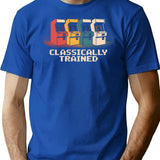 Funny Vintage Arcade Cabinet Video Gaming Retro Gamer T-Shirt - Blue