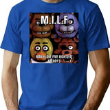 Funny Vintage Game Gaming Movies Video T-Shirt - Blue