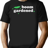 Funny Vintage Gardening - Boom Gardened T-Shirt - Black