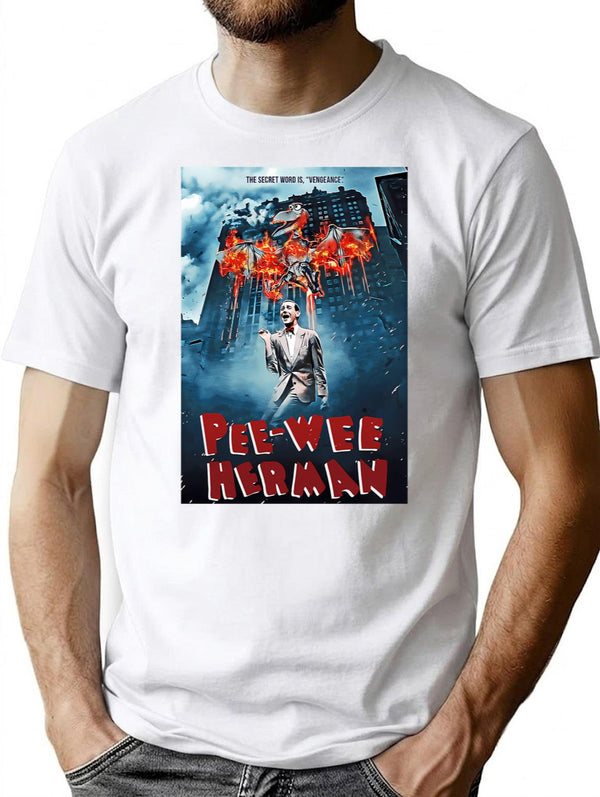 Funny Vintage Movie 80s T-Shirt - Retro Graphic Casual Tee - White