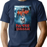 Funny Vintage Movie 80s T-Shirt - Retro Graphic Casual Tee - Navy