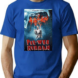 Funny Vintage Movie 80s T-Shirt - Retro Graphic Casual Tee - Blue