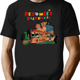 Funny Vintage Pee Wee Playhouse 80s Movie Peewee T-Shirt - Black