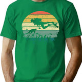 Funny Vintage Scuba Diving Dive Diver (1) T-Shirt - Green