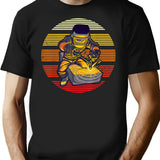 Funny Vintage Sunset Welder Costume Weld Worker T-Shirt - Black