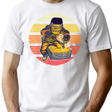 Funny Vintage Sunset Welder Costume Weld Worker T-Shirt - White
