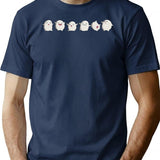 Funny Warawara Cute Anime T-Shirt - Sarcastic Humor Graphic Tee - Navy