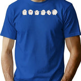 Funny Warawara Cute Anime T-Shirt - Sarcastic Humor Graphic Tee - Blue