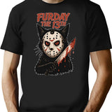 Furday The 13th T-Shirt - Retro Graphic Tee for Men & Women - Black