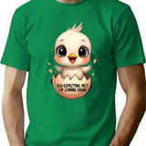 Future Mom - Baby On The Way T-Shirt - Green