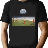 Galactic Golfers T-Shirt - Retro Graphic Tee for Men & Women - Black