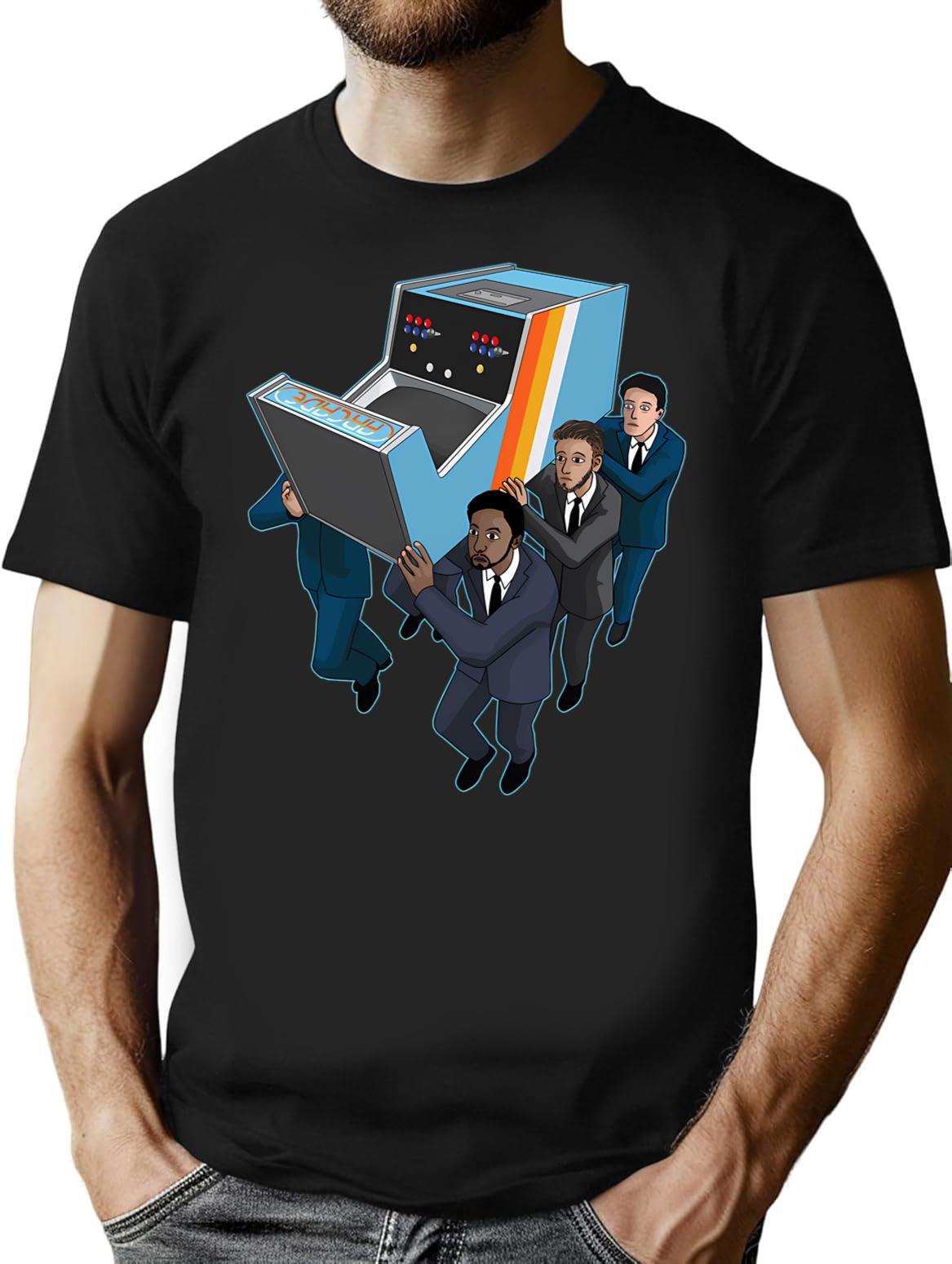 Game Over T-Shirt - Retro Graphic Tee for Men & Women - Black