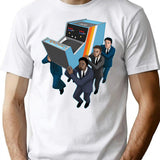 Game Over T-Shirt - Retro Graphic Tee for Men & Women - White