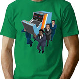 Game Over T-Shirt - Retro Graphic Tee for Men & Women - Green
