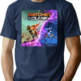 Game R And C T-Shirt - Retro Graphic Tee for Men & Women - Navy