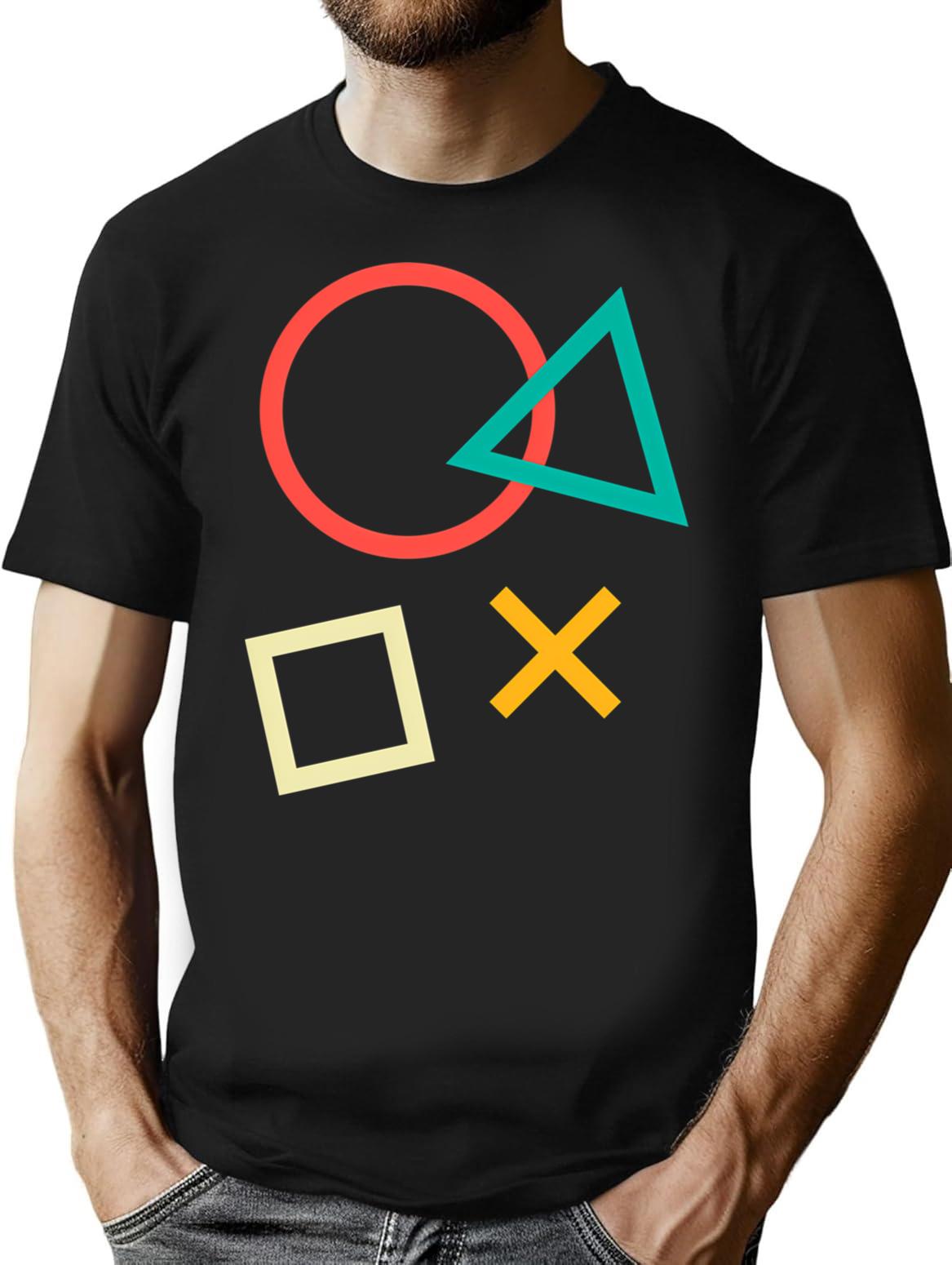 Gamer Shirt T-Shirt - Retro Graphic Tee for Men & Women - Black