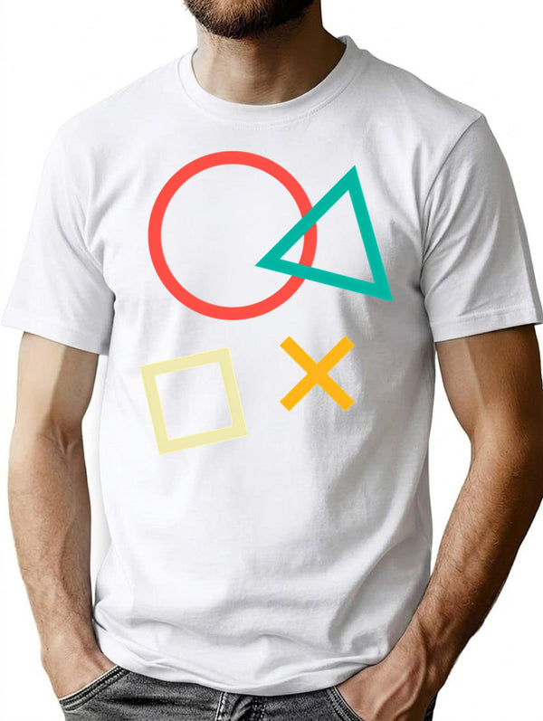 Gamer Shirt T-Shirt - Retro Graphic Tee for Men & Women - White