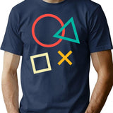 Gamer Shirt T-Shirt - Retro Graphic Tee for Men & Women - Navy