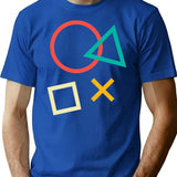 Gamer Shirt T-Shirt - Retro Graphic Tee for Men & Women - Blue