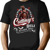 Gangs Of New York Cutting'S Deli Bill The Butcher T-Shirt for Men & Women, T-Shirts Graphic Tee - Black