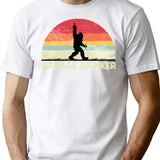Garage Drinker Vintage T-Shirt - Retro Graphic Casual Tee - White
