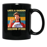 Garden Life Black Coffee Mug - Black