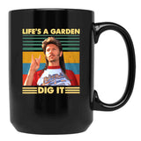 Garden Life Black Coffee Mug - Black