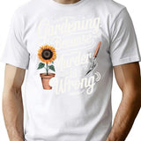 Gardening Because Murder Is Wrong (1) T-Shirt - White