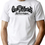 Gas Monket T-Shirt - Retro Graphic Tee for Men & Women - White