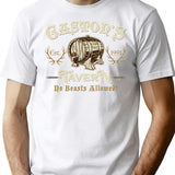 Gaston'S Tavern T-Shirt for Men & Women, T-Shirts Graphic Tee - White