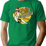 Gay Cock Willy T-shirt - Retro Graphic Tee for Men & Women - Green