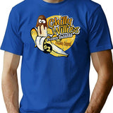 Gay Cock Willy T-shirt - Retro Graphic Tee for Men & Women - Blue
