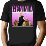 Gemma Collins 90s Vintage T-Shirt - Retro Graphic Casual Tee - Black