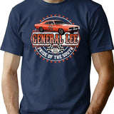 General Lee Pride Of The South T-Shirt for Men & Women, T-Shirts Graphic Tee - Navy