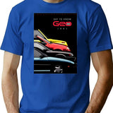 Geo Motors (geo Metro) 90s Advert Poster Classic T-Shirt - Blue