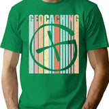 Geocaching Shirt Funny Geocaching Vintage Distressed Gift T-Shirt - Green