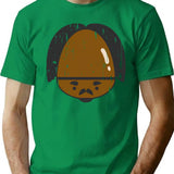 Gervinho's Big Shiny Forehead T-Shirt - Retro Graphic Tee for Men & Women - Green