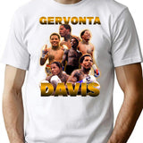 Gervonta Davis T-Shirt - Retro Graphic Tee for Men & Women - White
