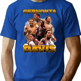 Gervonta Davis T-Shirt - Retro Graphic Tee for Men & Women - Blue