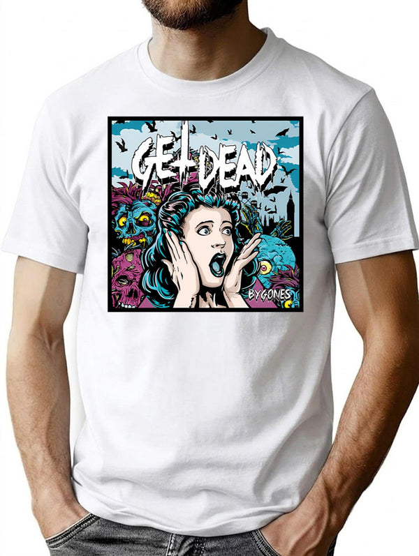 Get Dead Bygones T-Shirt - Retro Graphic Tee for Men & Women - White