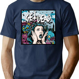 Get Dead Bygones T-Shirt - Retro Graphic Tee for Men & Women - Navy