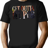 Get Outta My Pub T-Shirt - Retro Graphic Tee for Men & Women - Black