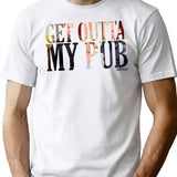 Get Outta My Pub T-Shirt - Retro Graphic Tee for Men & Women - White
