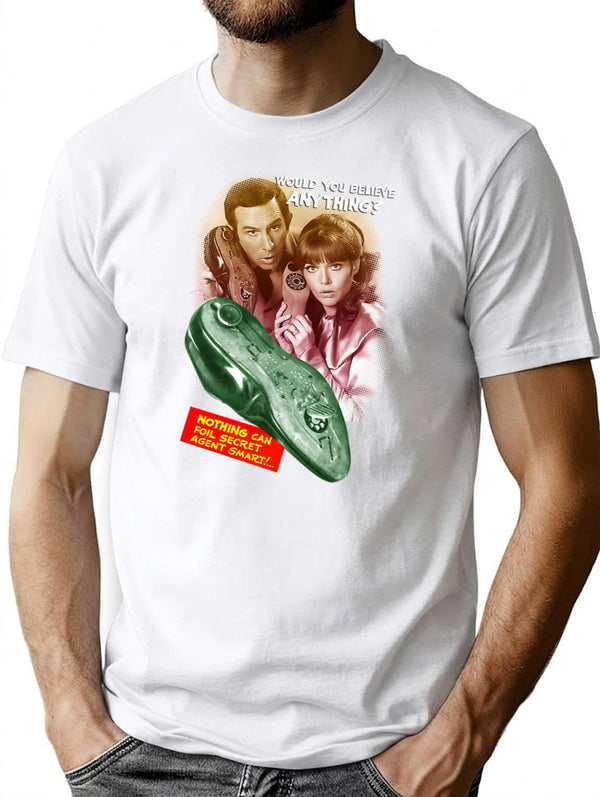 Get Smart Premium T-Shirt - Retro Graphic Tee for Men & Women - White