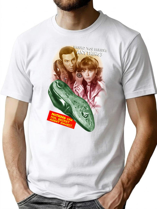 Get Smart T-Shirt - Retro Graphic Tee for Men & Women - White