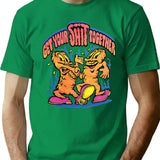 Get Your Shit Together - Funny Vintage 70's Adult Humor T-Shirt - Green